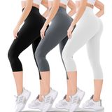 Leggings Capri Blisset De Cintura Alta Com Bolsos Para Mulheres