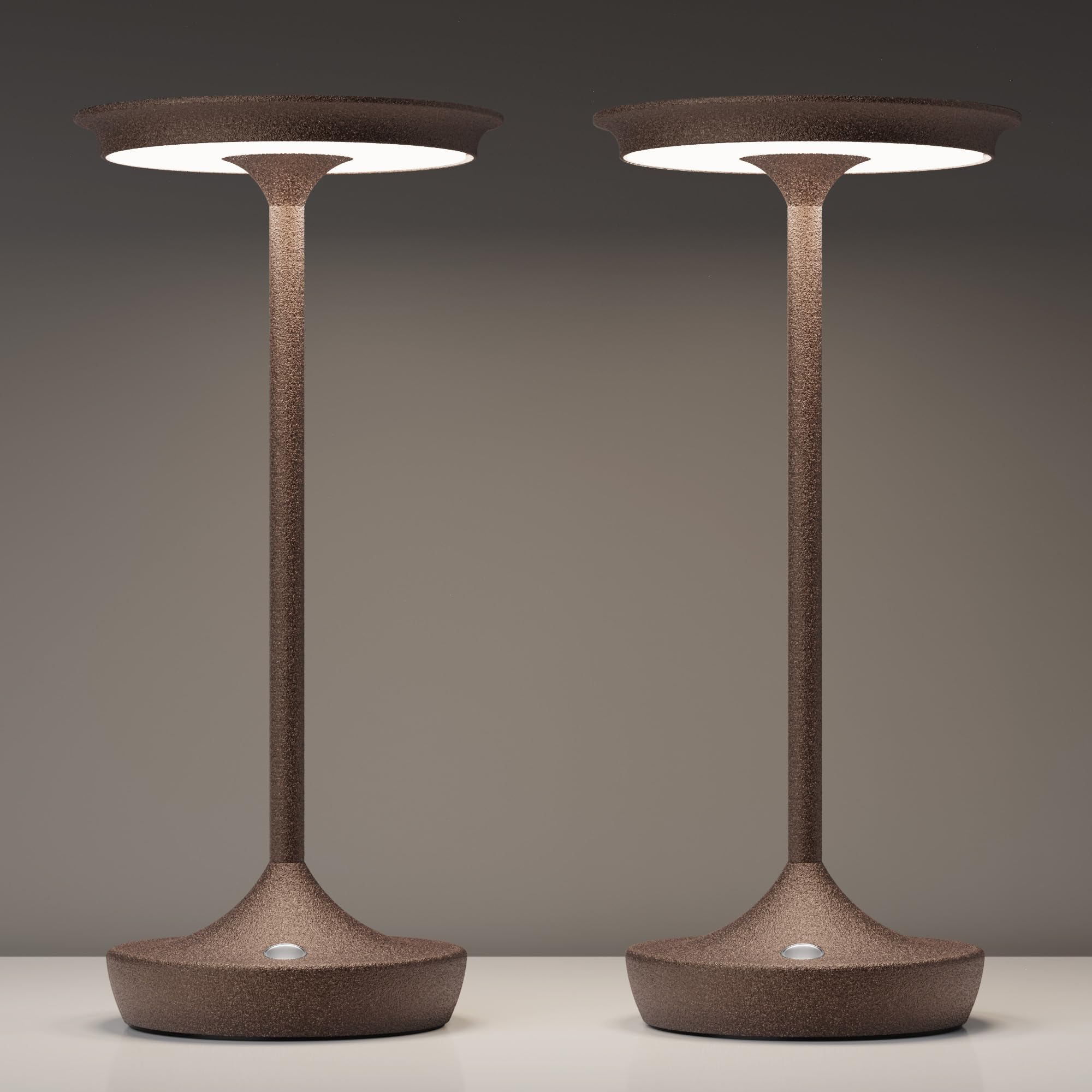 Candeeiros De Mesa Recarregáveis Sem Fio Yht 6000mah, Pacote Com 2 Unidades Rust