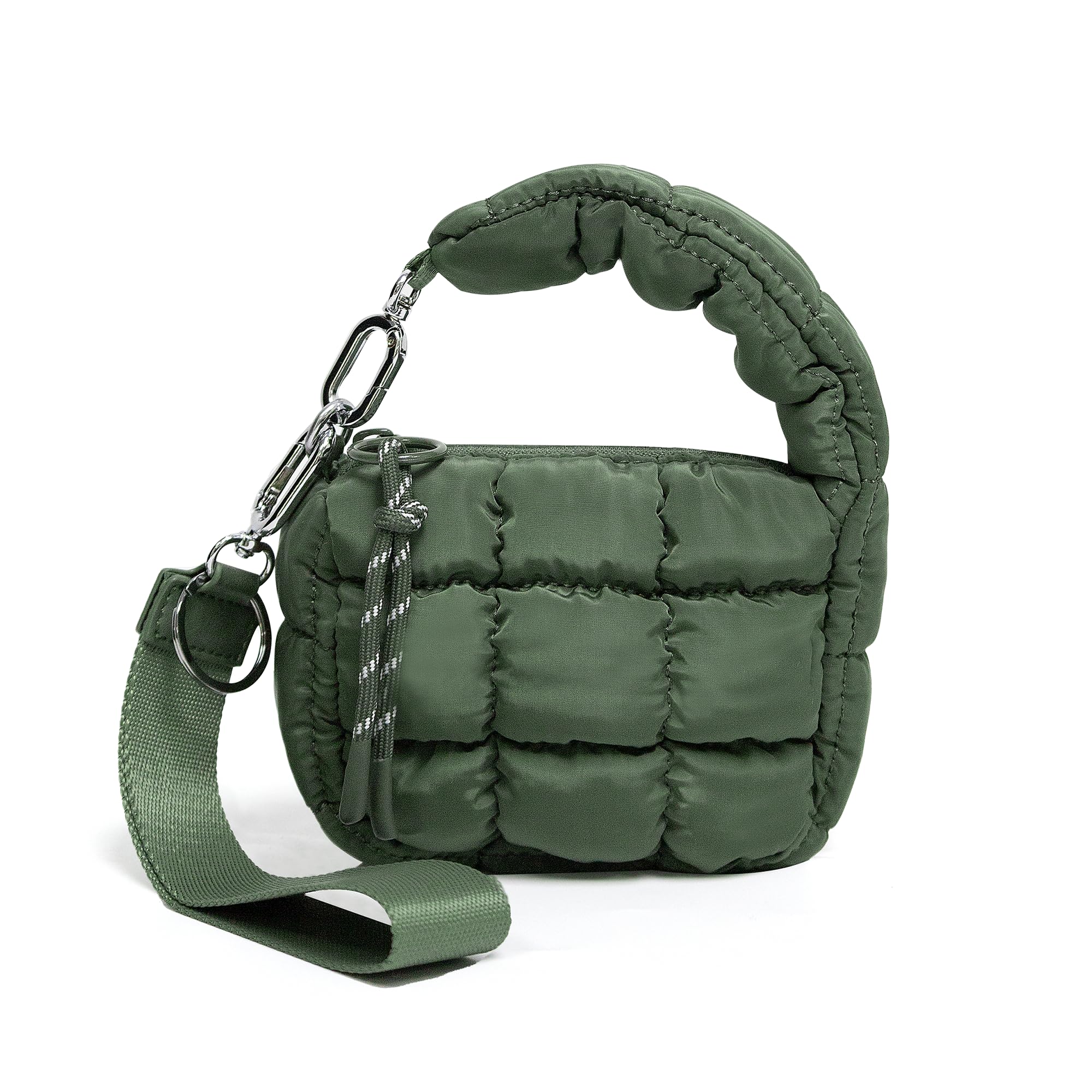 Bolsa De Pulso Doyogi Mini Acolchoada Verde Para Mulheres