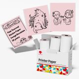 Papel Adesivo Térmico Phomemo Rosa Para M02/m02 Pro/m02s/p2s