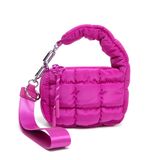 Bolsa De Pulso Doyogi Mini Acolchoada Para Mulheres Rosa Vermelha