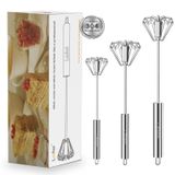 Batedor Semiautomático Loohoi Whizzy Whisk Em Aço Inoxidável