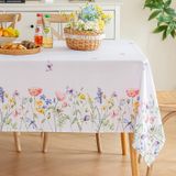 Toalha De Mesa Joyfol Day Spring Floral 198x137cm Poliéster