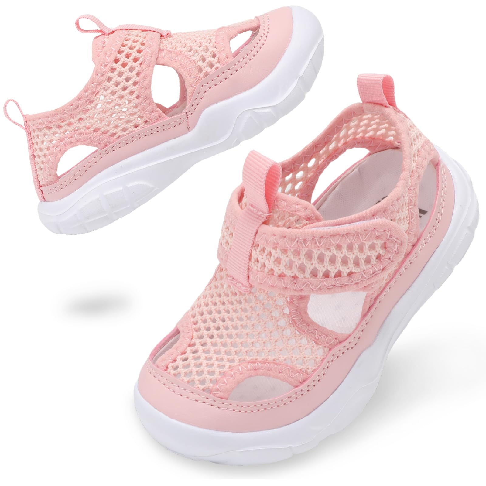 Sapatos Aquáticos Barerun Toddler Kids Aqua Socks Rosa Tamanho 6