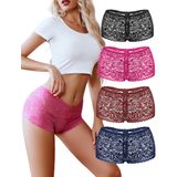Calcinhas Avidlove Lace Boyshorts De Cintura Alta Para Mulheres, Pacote 4