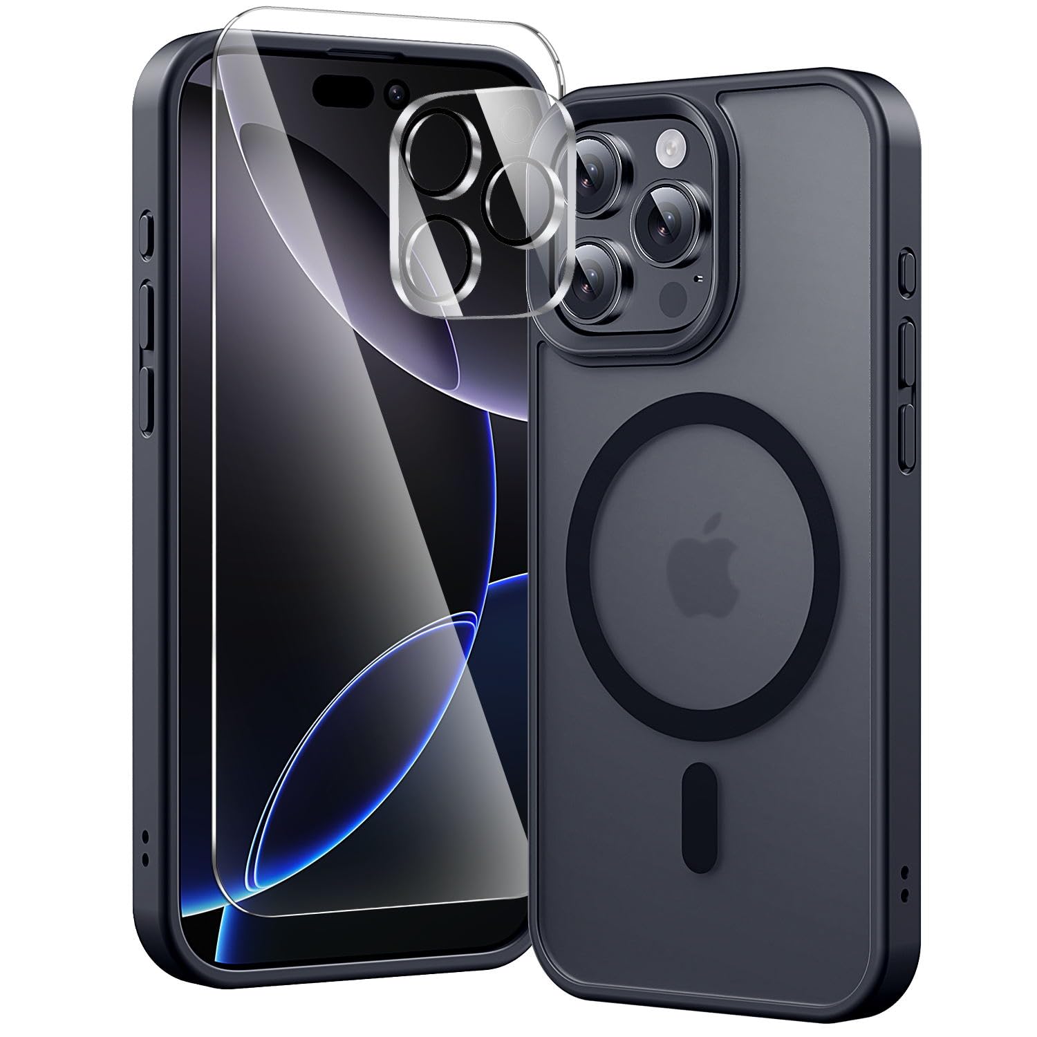 Capa De Telefone Toushion 3 Em 1 Com Magsafe Para Iphone 16 Pro Max