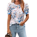 Camiseta Zeagoo, Manga Folgada, Gola Redonda, Para Mulheres