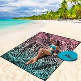 Cobertor De Praia Wiwigo Impermeável À Prova De Areia 200x240cm Para 2-8