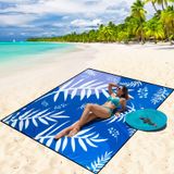 Cobertor De Praia Wiwigo Impermeável À Prova De Areia 180x200cm Para 2-8 Adultos
