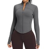 Jaqueta, Cor De Pele, Leve, Zíper, Treino Feminino, Sedona Sage