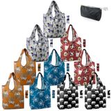 Sacos De Compras Reutilizáveis Beegreen Animal Lovers Women, Pacote Com 10