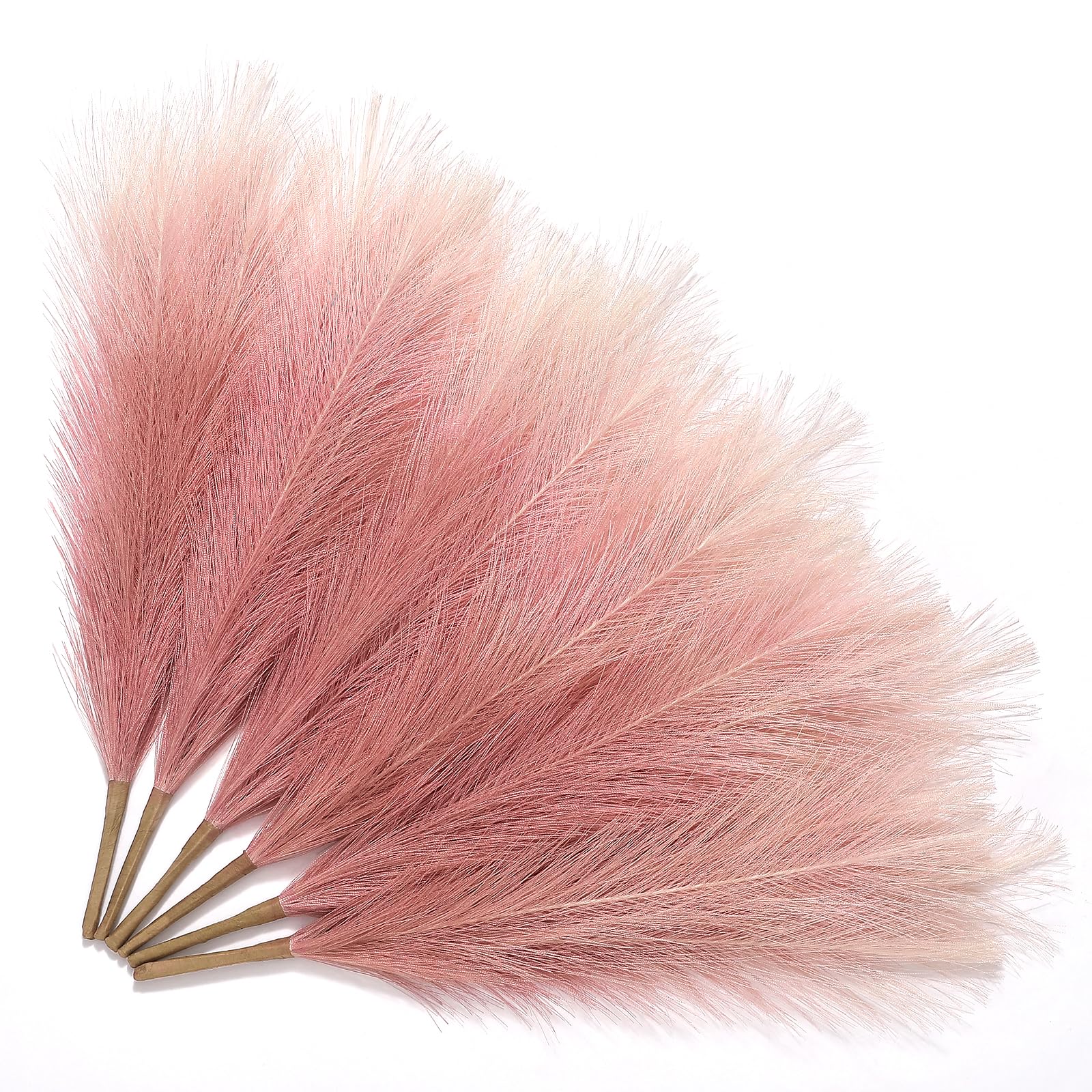 Grama Artificial Dos Pampas, Serwalin, Gradiente, Rosa, 45 Cm, 6 Unidades