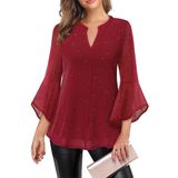 Blusa Feminina Valolia Fancy Elegant Classy Red Xxl