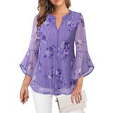 Blusa Valolia, Blusa De Noite Feminina, Manga 3/4, Tamanho Grande