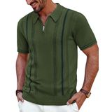 Camisa Polo Pj Paul Jones Quarter Zip Knit Vintage Para Homens