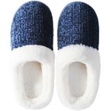 Chinelos, Sapateiro, Espuma Viscoelástica, Felpuda, Forrada Em Azul