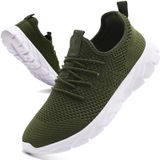 Tênis Zgpwzwl Running Tennis Gym Walking Masculinos Verdes 12,5