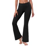 Calças De Ioga Bubblelime Bootcut Tummy Control Para Mulheres