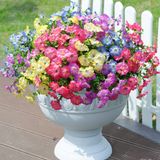 Flores Artificiais Ivydale Morning Glory 12 Pacotes Com Eucalipto