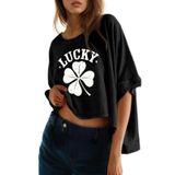 Camiseta Dokotoo Black Summer Feminina De Manga Curta Plus Size