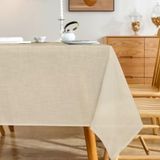 Toalha De Mesa Karseteli Natural Linen 160gsm Resistente À Água