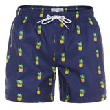 Calções De Banho Mamagic Quick Dry Para Homens, Slim Fit, Com Estampa De Abacaxi