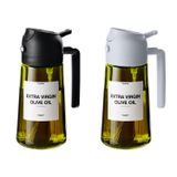 Garrafa Dispensadora De Azeite Trendplain Original 470ml - Preta