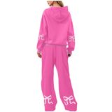 Roupas De 2 Peças, Moletom Feminino Com Capuz E Calça De Moletom
