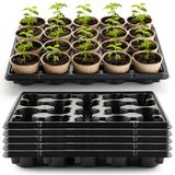 Bandejas De Plantas Rootrimmer De 20 Células Para Vasos De Viveiro Redondos De 8 Cm (10)