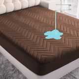 Protetor De Colchão Impermeável Ntbay Quilted Twin Xl Brown