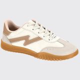 Tenis Casual Urban Feminino Desfiado Moleca 5817.102.15197 - Branco Off/cinza/nude - 38
