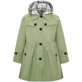 Casaco Impermeável Betusline Para Menina Com Capuz Verde 4-5t