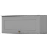 Armario Aereo Basculante Mdf 80 Cm Americana C354 Cinza Henn
