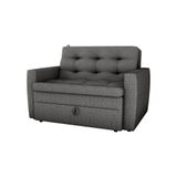 Sofá-cama Tecido Linho Fosco Meg Matrix