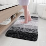 Tapete De Banheiro Arotive Microfiber Shaggy Soft Absorbent 45x27cm