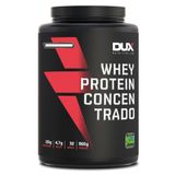 Whey Protein Dux Nutriton Concentrado Pote 900g Morango
