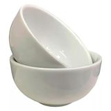 Tigela Cumbuca Terramada Capri Porcelana Branca 300ml