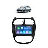 Kit Multimídia Peugeot 206 7 Pol Carplay Androidauto Bt Usb Fm Leitor Sd