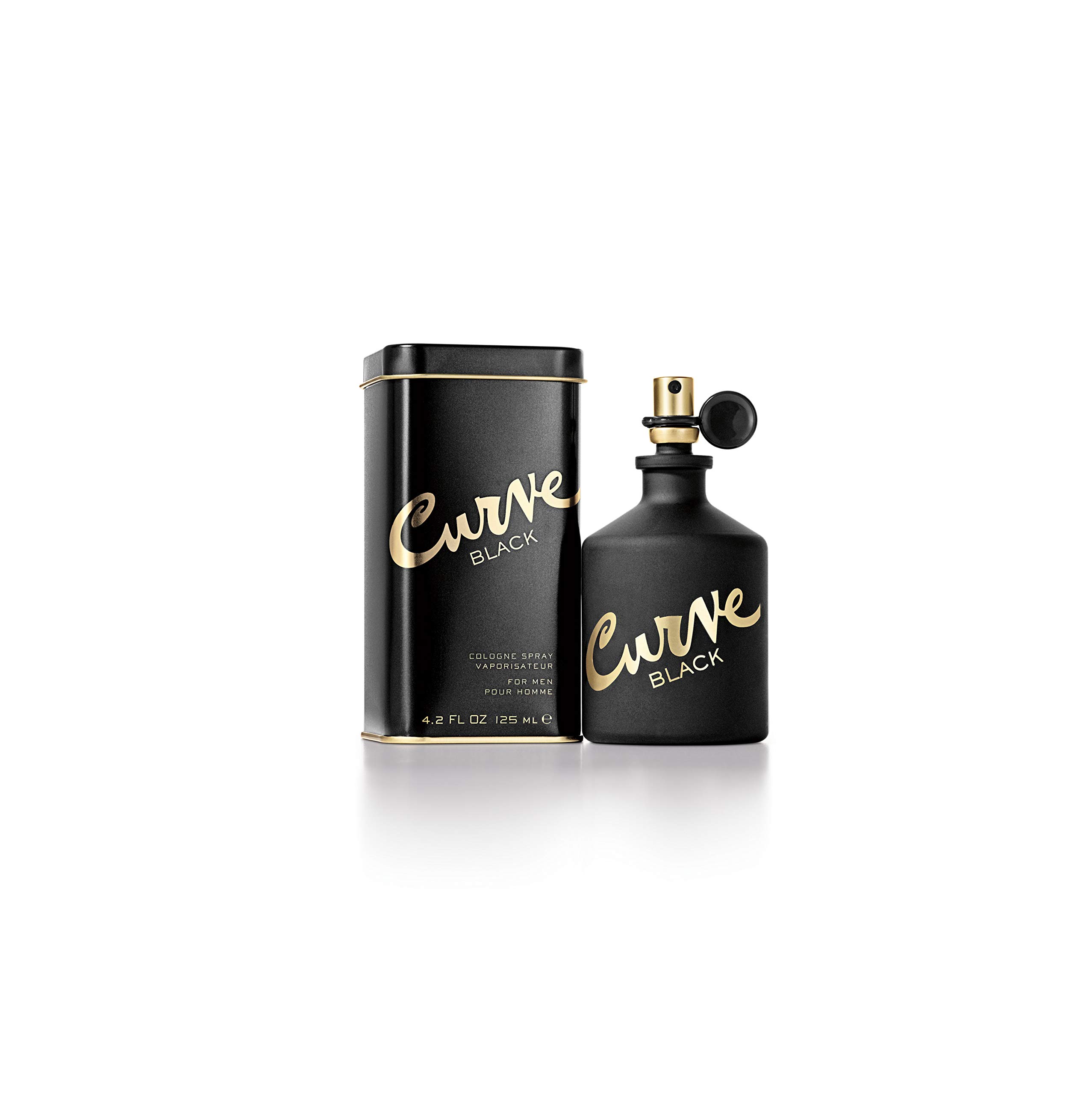Spray De Colônia Preta Perfume Curve 125ml Para Homens