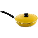 Frigideira Amarelo Resistente Gulê Em Alumínio