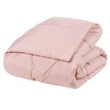 Edredom Solteiro Unique Dupla Face Micropercal 200 Fios Toque De Algodão 1 Peça - Rose