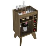 Aparador Adega Bar 4 Nichos 72x45 Cm Dri 4102 Pinho Arly