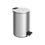 Lixeira Com Pedal Tramontina Loop Aço Inox Polido 12 Litros Tramontina