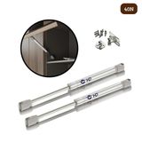 Kit 20 Pistão À Gás Com Amortecedor Para Armário Cozinha 40n