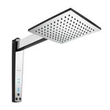 Chuveiro Digital Acqua Century Preto Com Cromado 7500w Lorenzetti 220v