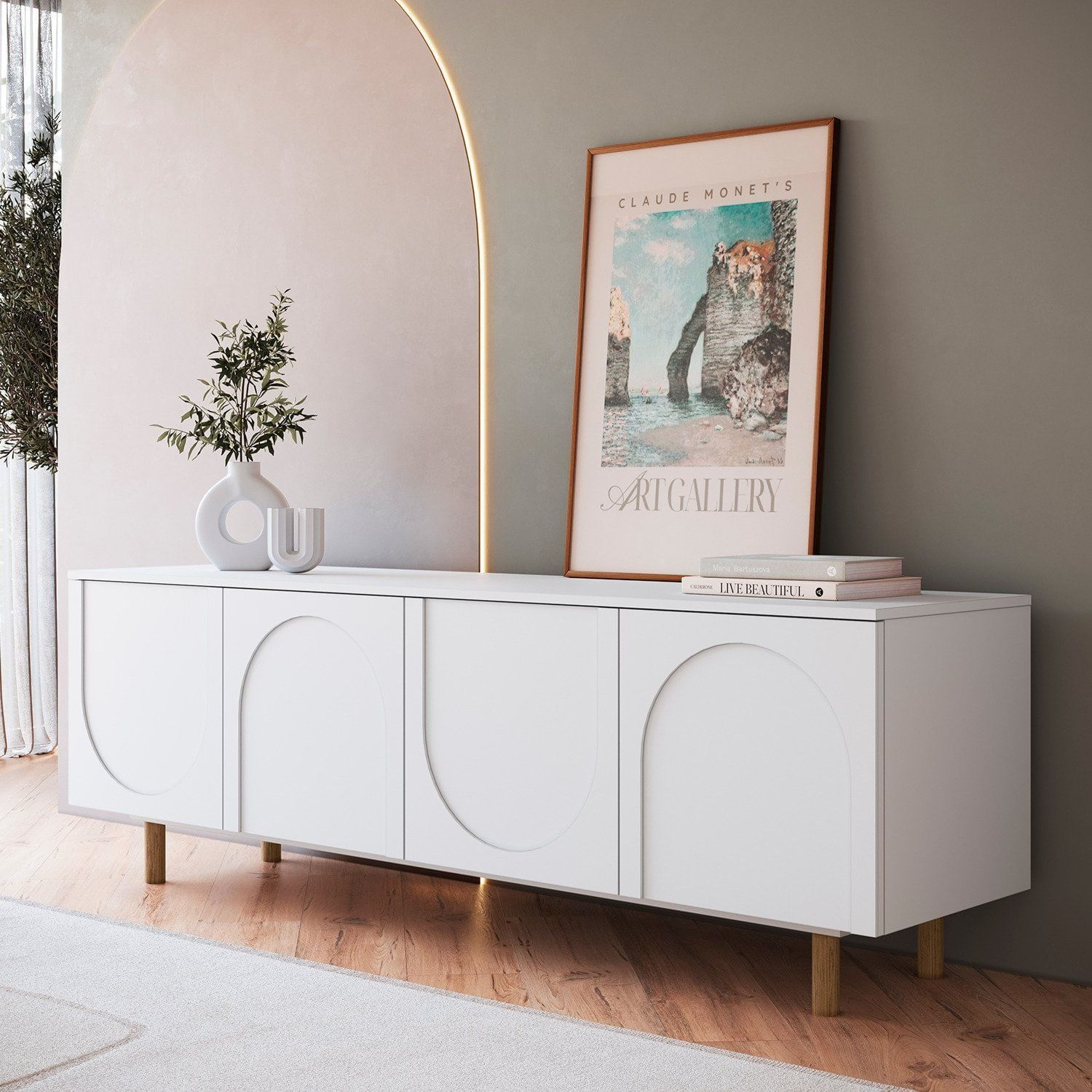 Rack Prateleiras Ajustáveis 180cm X 60cm X 45cm Capela Branco