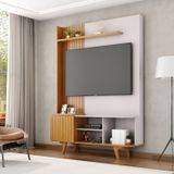 Estante Home Para Tv De Até 55 Polegadas Corumbaú Naturalle/off-white