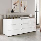 Cômoda 6 Gavetas 63,1x150,1x46 Cm Porto Branco