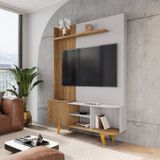 Estante Home Para Tv De Até 55 Polegadas Corumbaú Cinamomo/off-white