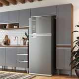 Paneleiro Para Cozinha 2 Portas Athena Freijó/cinza